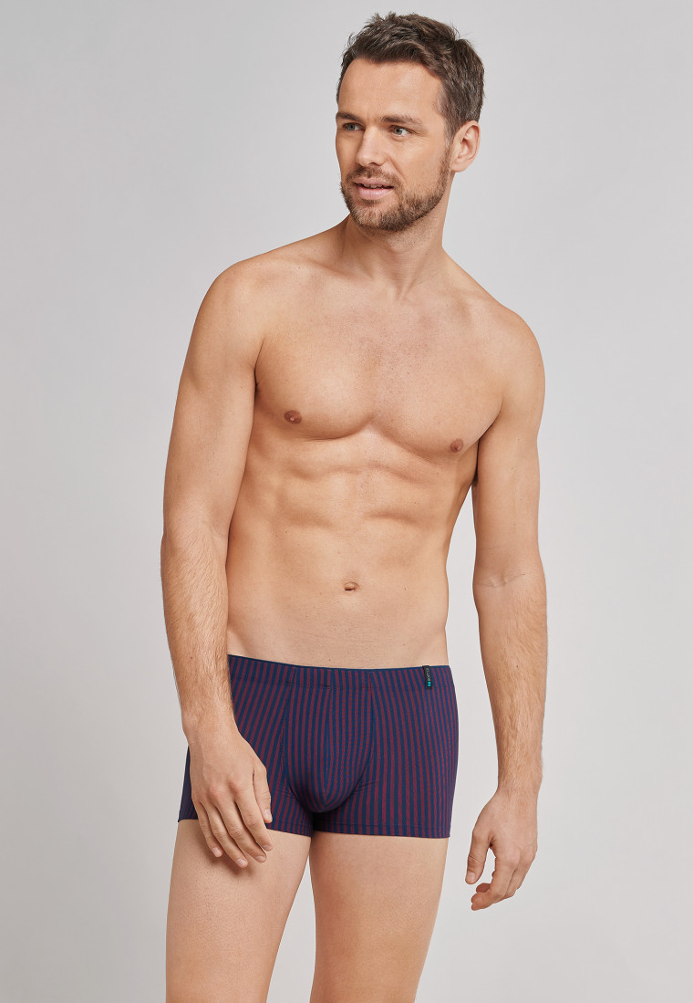Red and black striped boxer briefs - Long Life Soft