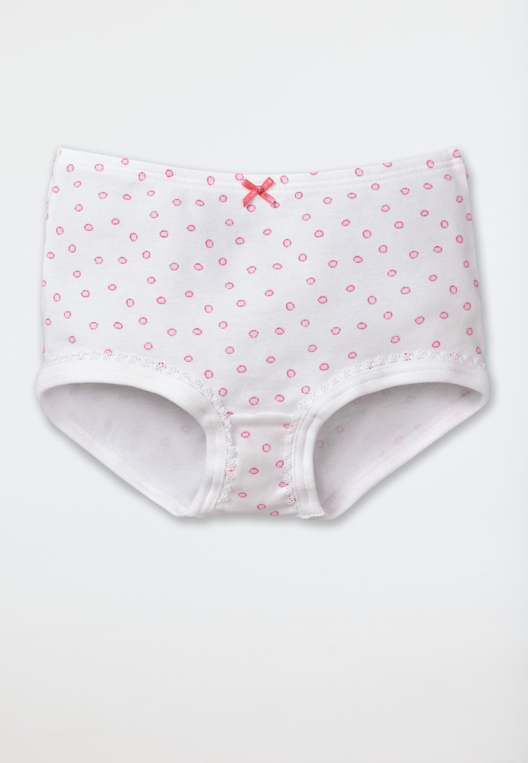 Short wit met roze stippen - Original Classics - Mini Dots