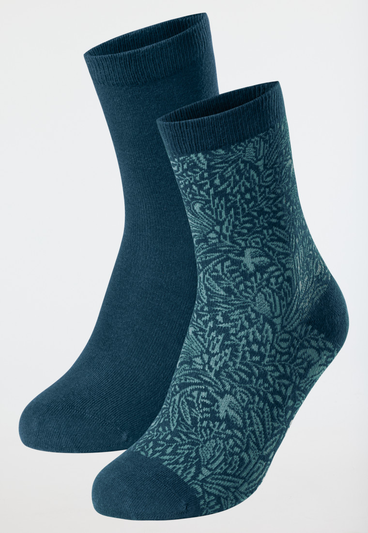 2-pack Stay Fresh medium shaft petroleum patterned socks - Fashion
