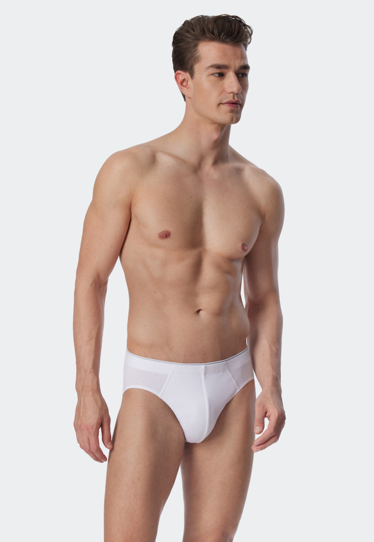 Slip super-mini coton bio blanc - 95/5