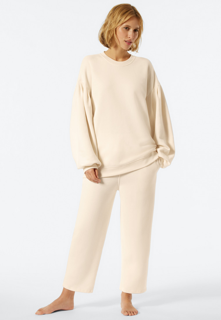 Maglia a maniche lunghe color vaniglia - Revival Lena