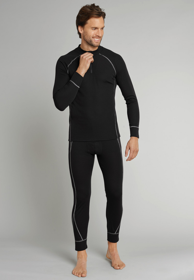 Sous-vêtement long fonctionnel, très chaud, noir - Sport Thermo Plus