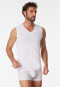 Tank Tops 2er-Pack  V-Ausschnitt weiß - 95/5