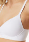 Soft bra with cup Medium Support white - Unique Micro