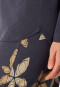 Pyjama long Fleurs graphite - Comfort Nightwear