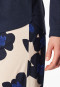Pyjama lang gebloemd navy - Comfort Nightwear