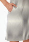 Sleepshirt kurzarm Streifen off-white - Casual Essentials