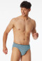 Supermini in modal a strisce kaki - Long Life Soft