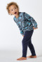 Schlafanzug lang Frottee Bündchen Dinos mineral - Kids Nightwear