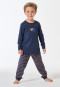 Pyjamas long pyjamas striping stripes curry - Kids Nightwear