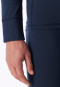 Long-Sleeve Warm Shirt, Deep Sea Blue - Casual Warming