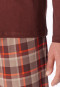 Schlafanzug lang Bündchen praline - Casual Essentials