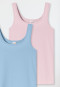 Tops 2-pack blue/ pink - 95/5