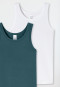 Tanktops set van 2 groen - 95/5