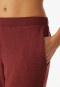 Schlafanzug lang wärmend burgund - Selected Premium Warming