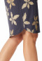 Sleep shirt long-sleeve flowers graphite - Comfort Nightwear