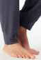 Pyjama lange pyjama manchetten bloemen grafiet - Comfort Nightwear