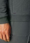 Donkergroen gedessineerd sweatshirt - Mix+ Relax