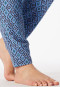 Pantaloni lunghi con polsini in fantasia Aqua - Mix+ Relax