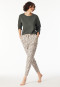 Pantaloni con polsini lunghi a fiori multicolore - Mix+ Relax