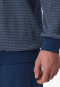 Long pyjamas with blue patterned cuffs - Comfort Essentials