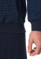 Pyjamas long pyjamas cuffs checks midnight blue - Comfort Essentials