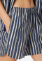 Pyjama kurz Webware Streifen graphit - selected! premium