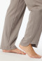 Hose lang merzerisierter Interlock clay - Mix+Relax