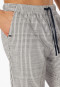 Bermuda Single Jersey Jacquard Streifen nachtblau - Mix+Relax