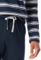 Pyjama long rayures bleu nuit - Casual Nightwear