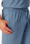 Schlafanzug kurz blau-jaspe - Modern Nightwear
