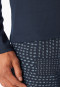 Pyjama lange knoopsluiting grafiet - Fine Interlock