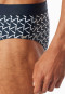 Swimming trunks recycled knitwear midnight blue patterned - Aqua