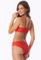Bustier seamless herausnehmbare Pads Spitze chilli rot - Invisible Soft Lace