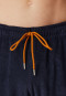 Pyjama lange frottee streepjes nachtblauw - Casual Nightwear