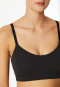 Bustier mit herausnehmbaren Pads schwarz - Unique Cotton