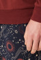 Pyjamas long pyjamas cuffs space burgundy - Family