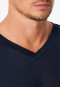 Lange pyjama nachtblauw geruit - Fine Interlock