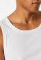 Tank top double rib white - SCHIESSER 150 Years