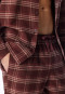 Pyjama lang Flanell praline kariert - Selected Premium Warming