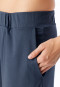 Long Pyjamas with Stripes in Blue-Grey - Casual Nightwear