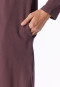 Camicia da notte a manica lunga, a costine sottili, termica, color cacao - selected! Premium Warming