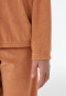 Schlafanzug lang Frottee Bündchen ratan - Nightwear