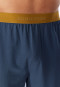 Korte pyjama met v-hals, streepjes, diepblauw - 95/5