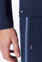 Poloshirt met lange mouwen, deep sea blue - Mix+ Relax