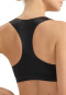 Bustier met logo Zwart - ADIDAS
