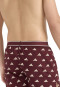 Boxershorts mit Knopfleiste 2er-Pack Blau/Bordeaux - ADIDAS