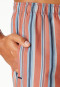 Bermuda kurz Webware hellrot gestreift - Mix+Relax