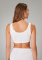 Bustier 2-pack without cups organic cotton white - 95/5