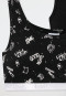 Bustiers 2-pack black printed - 95/5